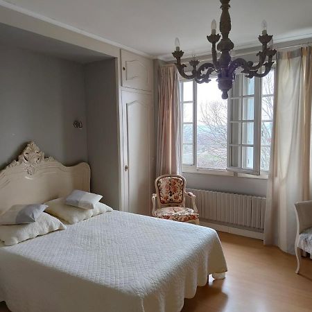 Chambre grise dans une demeure du 16ème à Saumur comprenant cuisine équipée Exterior foto